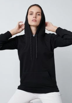 LELA KANGAROO POCKET - Jersey Con Capucha - Black , Mujer -LELA Ventas 2024 b7e906d1bc4848e59fab85cef8e95d8b