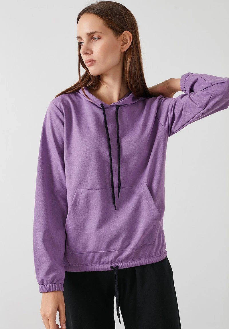 LELA Jersey Con Capucha - Lilac, Mujer 1 LELA Jersey Con Capucha - Lilac, Mujer