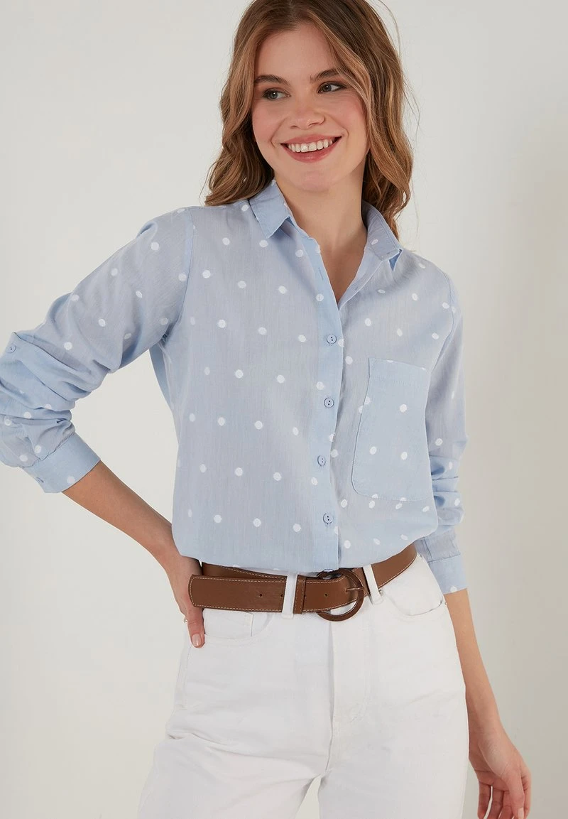 LELA Camisa - Blue , Mujer 3 LELA Camisa - Blue , Mujer - Imagen 3