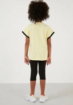 LELA REGULAR FIT - Leggings - Yellow/black, Niños -LELA Ventas 2024 bb2c387c973f41b6a2576bd27567496d