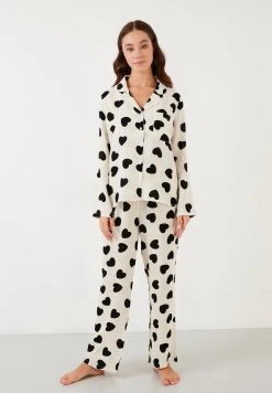 LELA SET - Pijama - Beige , Mujer