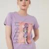 LELA Camiseta Estampada - Lilac, Mujer