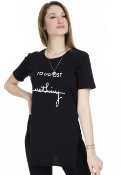 LELA Camiseta Estampada - Black , Mujer -LELA Ventas 2024 bfdeab64b0d0448d860a1e30751e467d