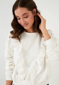 LELA Sudadera - Ecru , Mujer -LELA Ventas 2024 c07132b55ddf41a5843fb020e330d40d