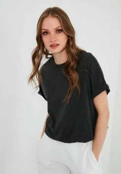 LELA Camiseta Estampada - Anthracite , Mujer -LELA Ventas 2024 c09725a89dc34645953425a07f5a7cd2