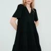 LELA Vestido Informal - Black, Mujer