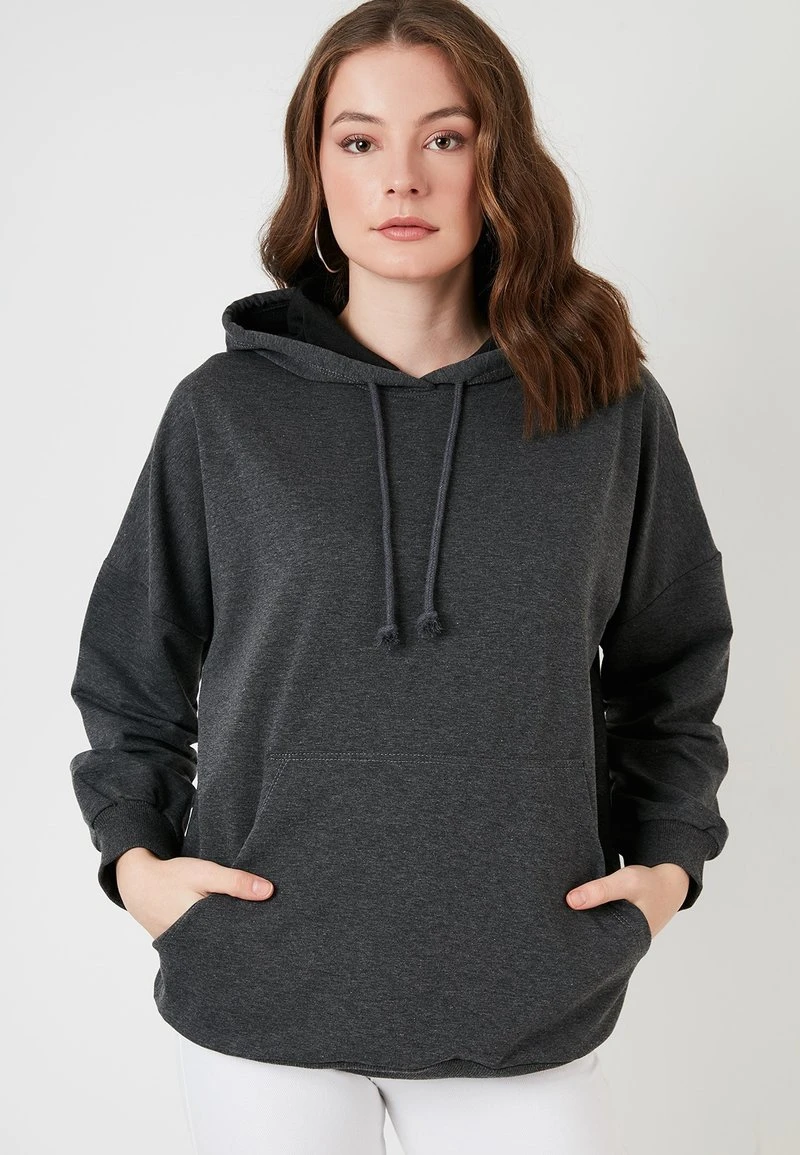 LELA Jersey Con Capucha - Anthracite , Mujer 2 LELA Jersey Con Capucha - Anthracite , Mujer - Imagen 2