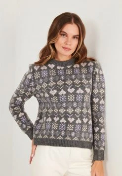 LELA Jersey De Punto - Dark Grey , Mujer -LELA Ventas 2024 c2a2fdf3594d4460b64b07012e3e1b86