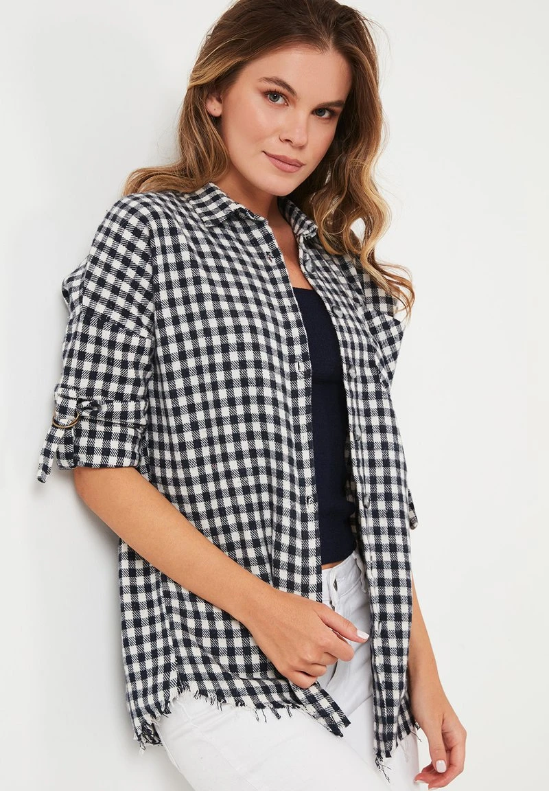 LELA Camisa - Navy Blue , Mujer 4 LELA Camisa - Navy Blue , Mujer - Imagen 4