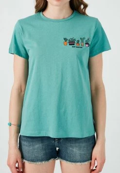 LELA Camiseta Estampada - Mint , Mujer -LELA Ventas 2024 c44c1db4ddd84b69918c339505e4858e