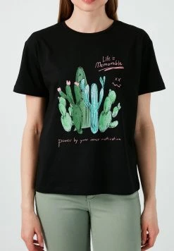 LELA Camiseta Estampada - Black , Mujer 3 LELA Camiseta Estampada - Black , Mujer -LELA Ventas 2024 c65df434c6be42989f57daf58acbdb75