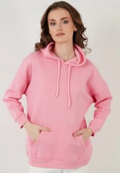 LELA Jersey Con Capucha - Pink , Mujer