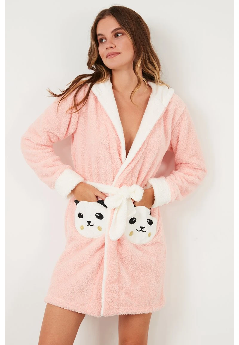 LELA - Albornoz - Salmon, Mujer 1 LELA - Albornoz - Salmon, Mujer