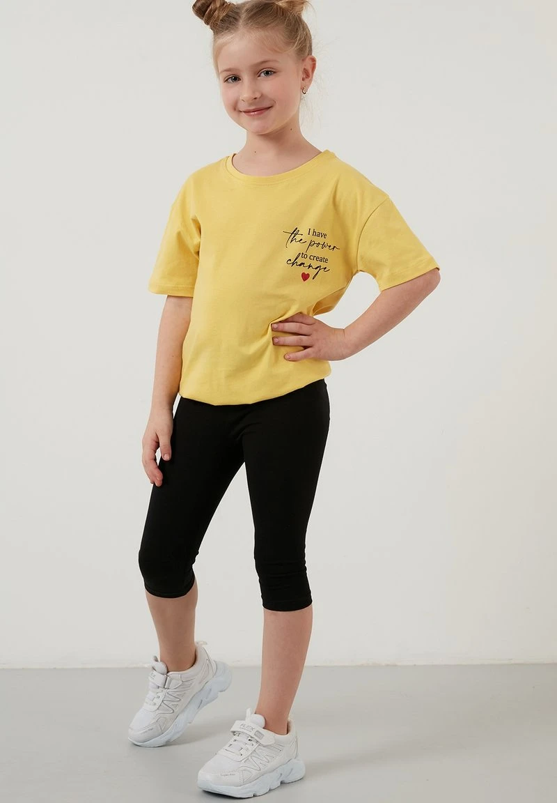 LELA REGULAR FIT SET - Leggings - Yellow , Niños 5 LELA REGULAR FIT SET - Leggings - Yellow , Niños - Imagen 5