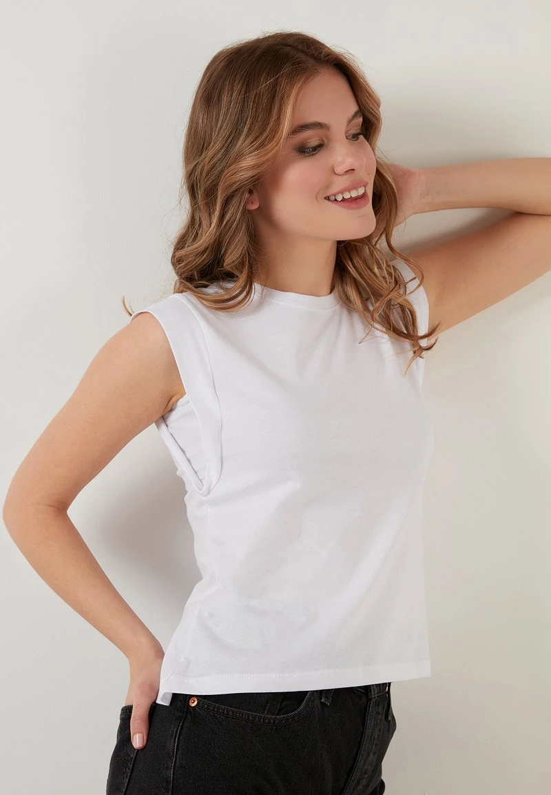 CREW NECK - Camiseta básica - white LELA CREW NECK - Camiseta Básica - White , Mujer -LELA Ventas 2024 d1b53b3031844b6a97d1ddc5718759c8