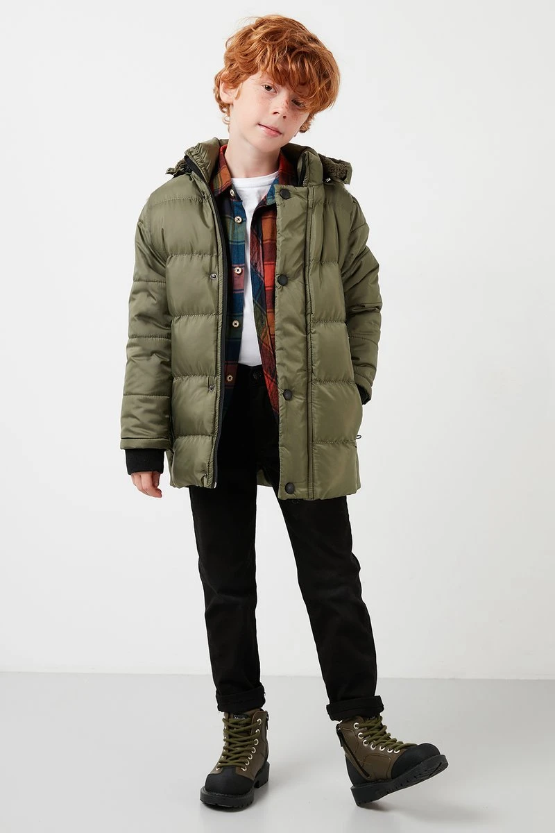 LELA Chaqueta De Invierno - Khaki , Niños 2 LELA Chaqueta De Invierno - Khaki , Niños - Imagen 2