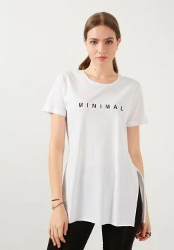 LELA Camiseta Estampada - White , Mujer