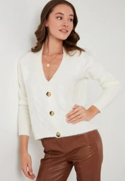 LELA Chaqueta De Punto - Ecru, Mujer