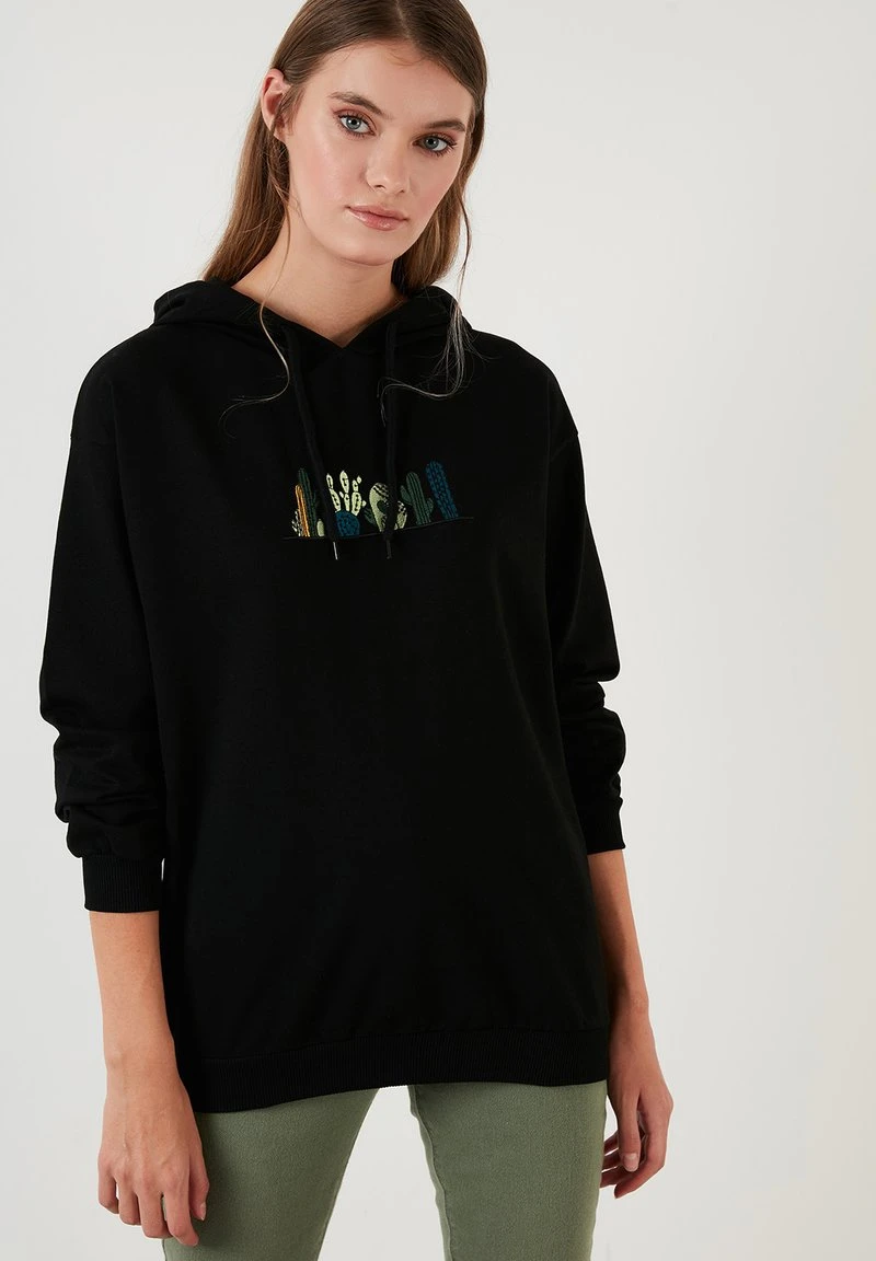 HOODED REGULAR FIT - Jersey con capucha - black LELA HOODED REGULAR FIT - Jersey Con Capucha - Black , Mujer -LELA Ventas 2024 da5f78fa297f48eab53a51594399e7c7