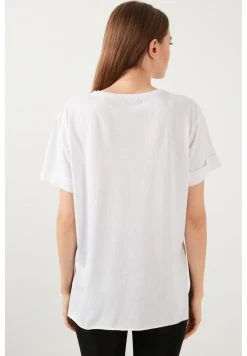 LELA OVERSIZED - Camiseta Estampada - White , Mujer -LELA Ventas 2024 da73e84c5b61425f9fbb62361a08c327