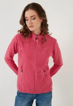 LELA HIGH COLLAR ZIPPER - Forro Polar - Pink , Mujer -LELA Ventas 2024 dc44d201a98a4a79bfc7bab52438fa2b