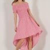 LELA Vestido Informal - Fuchsia , Mujer