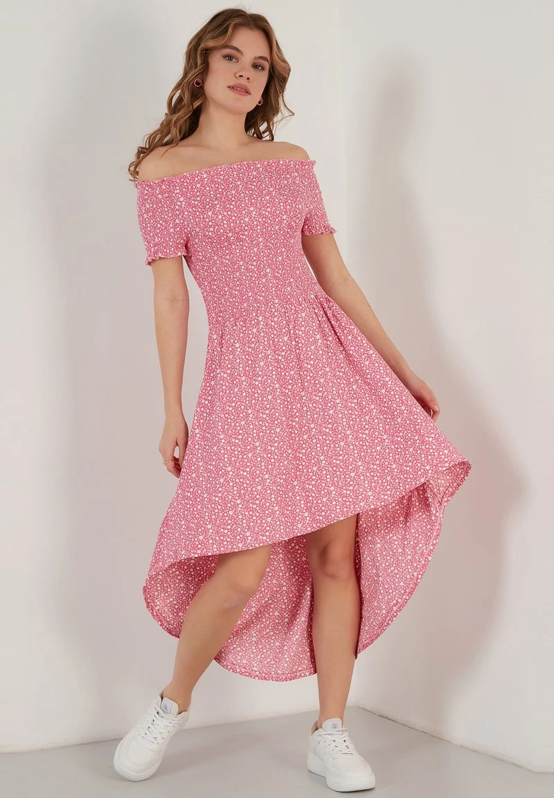 LELA Vestido Informal - Fuchsia , Mujer 1 LELA Vestido Informal - Fuchsia , Mujer