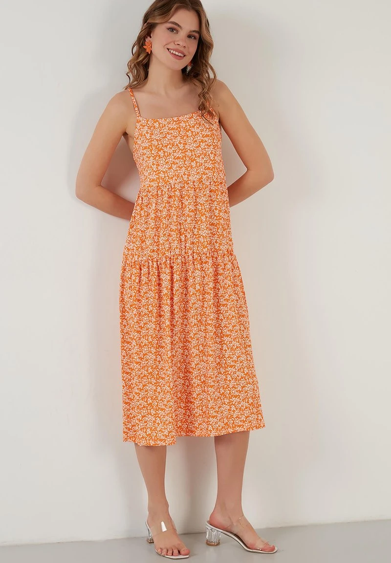 LONG - Vestido ligero - orange color LELA LONG - Vestido Ligero - Orange Color , Mujer -LELA Ventas 2024 ded3bdb106be434dba67fdac692cdd42