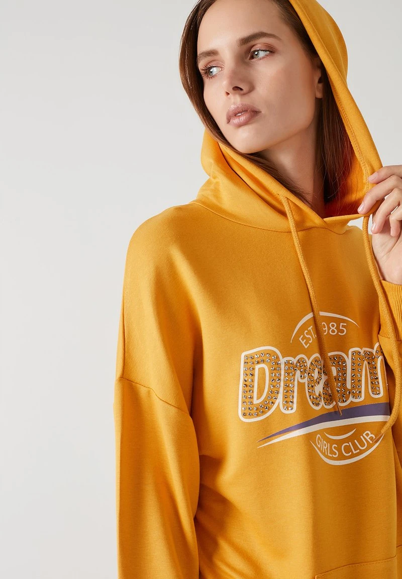 Jersey con capucha - mustard color LELA Jersey Con Capucha - Mustard Color , Mujer -LELA Ventas 2024 df3caa605ebe4fe596f564e783cb78af