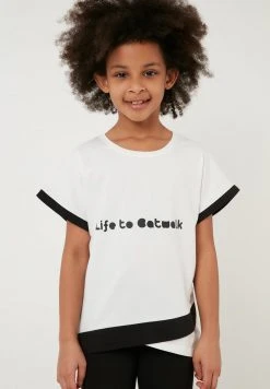 LELA REGULAR FIT - Leggings - Off White/black , Niños -LELA Ventas 2024 e020254cecfb472c97849024bec61245