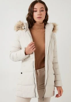 LELA Chaqueta De Invierno - Ecru , Mujer