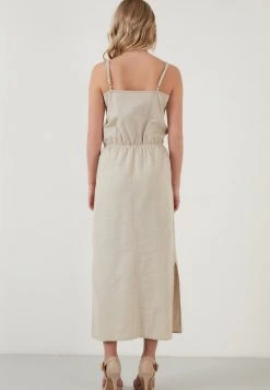 LELA Vestido Informal - Beige , Mujer -LELA Ventas 2024 e0cc65bf32cc41c7a7b15446639d8109