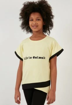 LELA REGULAR FIT - Leggings - Yellow/black, Niños -LELA Ventas 2024 e14eb4c8127c428bacddb18c88f2165c