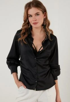 LELA Camisa - Black , Mujer