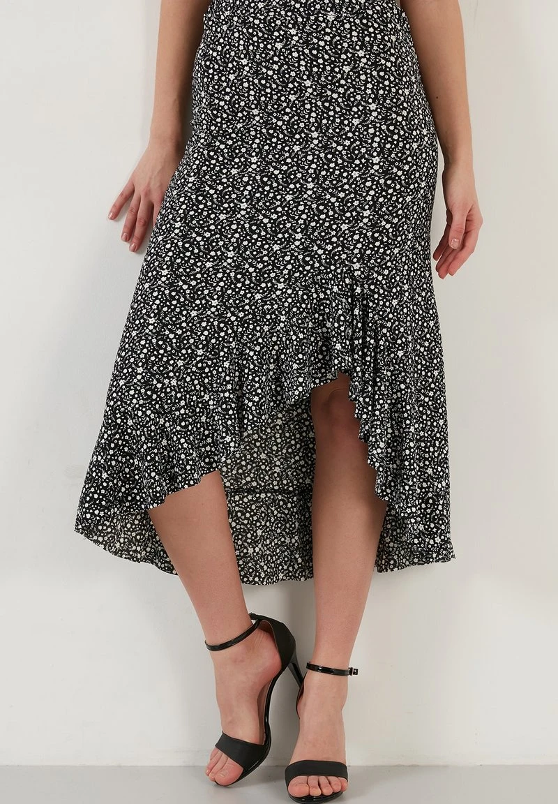 LELA Falda Acampanada - Black , Mujer 1 LELA Falda Acampanada - Black , Mujer