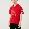 LELA REGULAR FIT T-SHIRT AND SHORTS - Shorts - Red , Niños