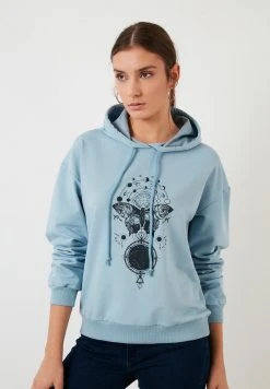 LELA Jersey Con Capucha - Light Blue, Mujer -LELA Ventas 2024 e80b0e919aa74aa6a7ae6fb06ea72b13