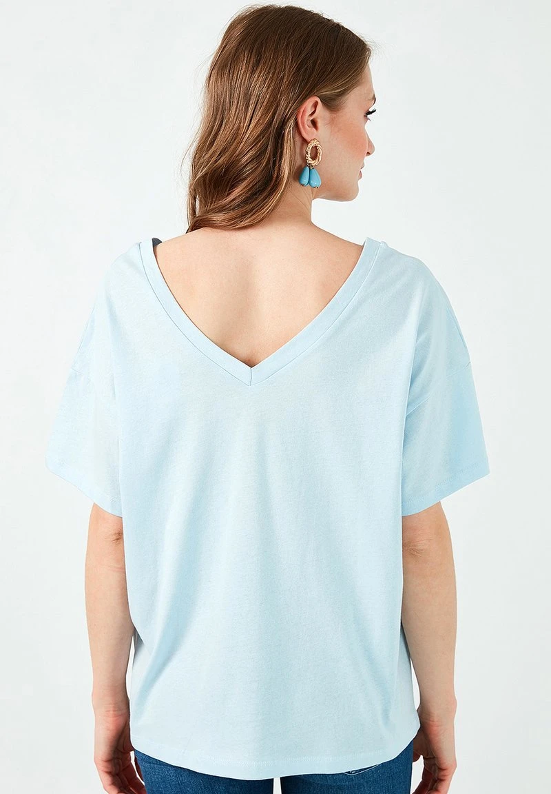 Camiseta estampada - light blue LELA Camiseta Estampada - Light Blue, Mujer -LELA Ventas 2024 e8da842170fc4e9f95921c13e92ff8bd
