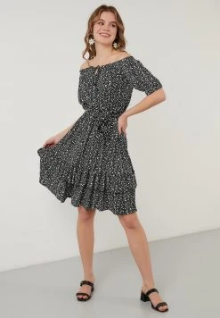LELA Vestido Informal - Black , Mujer 5 LELA Vestido Informal - Black , Mujer -LELA Ventas 2024 e9e455d1d9b142958c7c0db21bc22116