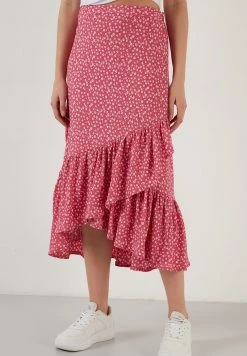 LELA REGULAR FIT - Falda Acampanada - Fuchsia , Mujer -LELA Ventas 2024 ea4d7b77ba5146ad93b0276fc81c6a16