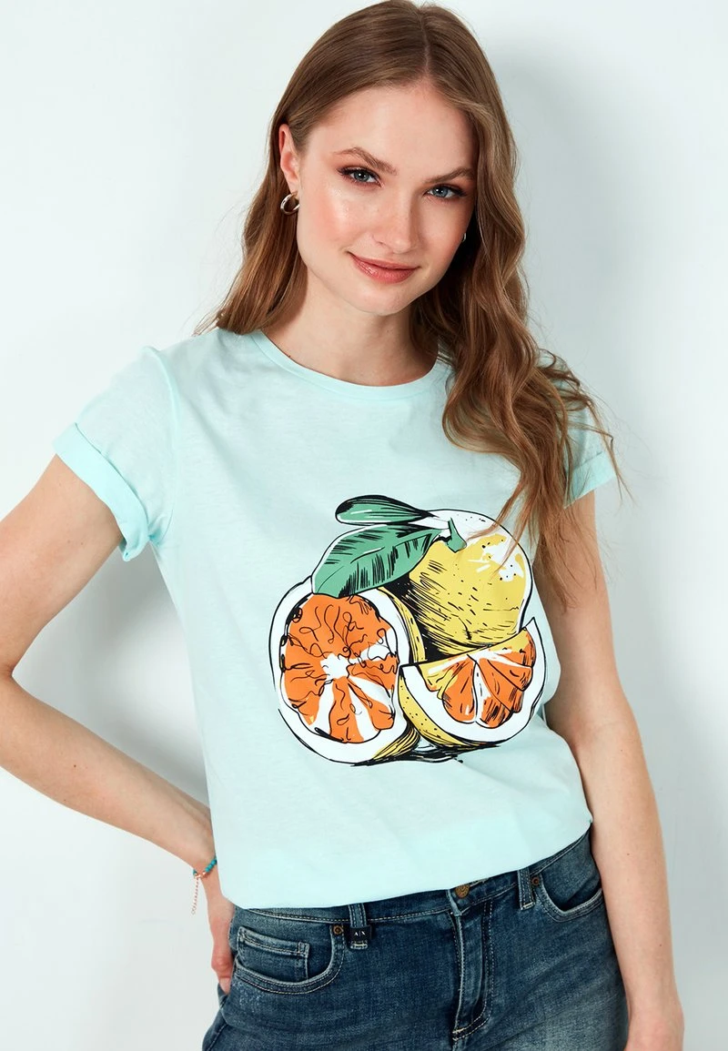 Camiseta estampada - mint LELA Camiseta Estampada - Mint , Mujer -LELA Ventas 2024 ee017f6a0be14635a3ba0c6a125ad97b