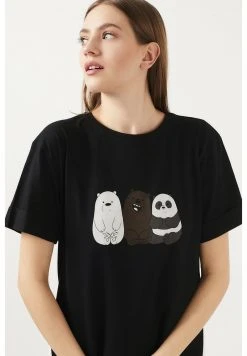 LELA OVERSIZED - Camiseta Estampada - Black , Mujer -LELA Ventas 2024 eee8e4e4554944f7b442658788267bbc