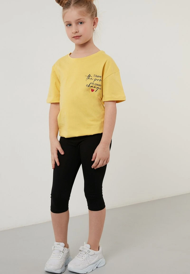 LELA REGULAR FIT SET - Leggings - Yellow , Niños 2 LELA REGULAR FIT SET - Leggings - Yellow , Niños - Imagen 2