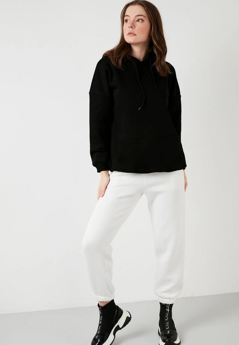 KANGAROO POCKET - Jersey con capucha - black LELA KANGAROO POCKET - Jersey Con Capucha - Black , Mujer -LELA Ventas 2024 f005d9fdc2f34429a714da46c9ef2fd6