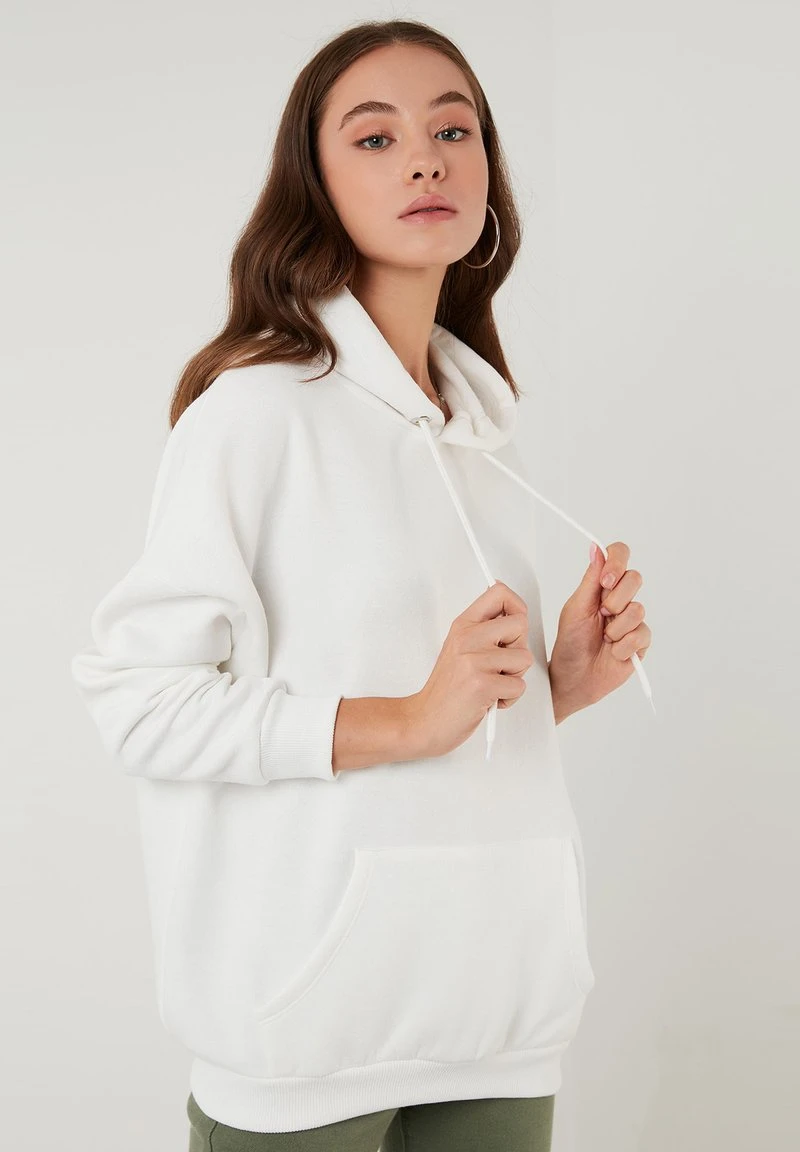 LELA Jersey Con Capucha - Ecru , Mujer 3 LELA Jersey Con Capucha - Ecru , Mujer - Imagen 3