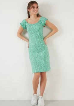 LELA Vestido De Tubo - Light Green, Mujer