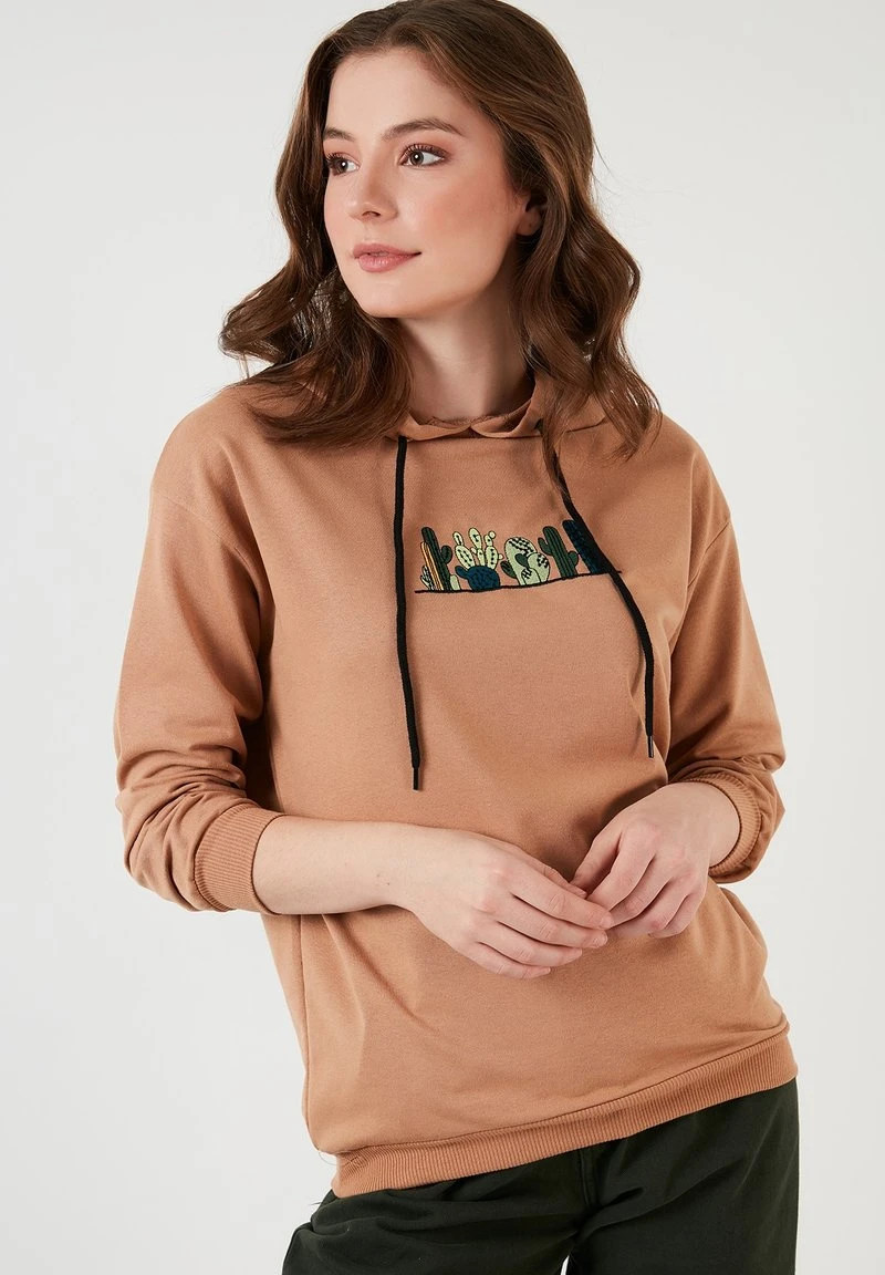 HOODED REGULAR FIT - Jersey con capucha - biscuit color LELA HOODED REGULAR FIT - Jersey Con Capucha - Biscuit Color, Mujer -LELA Ventas 2024 f3f2089cc8fe49bd9c1a018def97805f