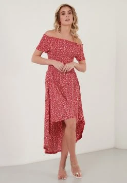 LELA Vestido Informal - Red , Mujer -LELA Ventas 2024 f40eaa1b4b63487c907abef26974d3b5