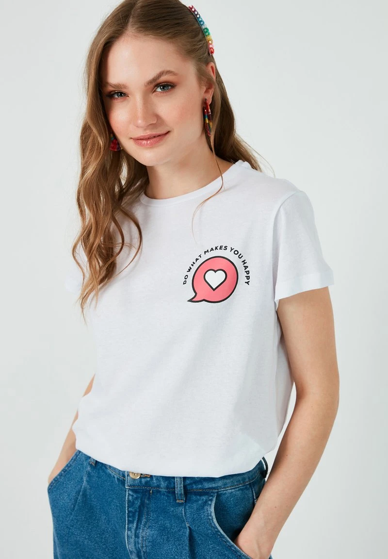 Camiseta estampada - white LELA Camiseta Estampada - White , Mujer -LELA Ventas 2024 f74440ea5ba94162b4bb34d6915abd2a