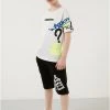 LELA REGULAR FIT T-SHIRT AND SHORTS - Shorts - White , Niños